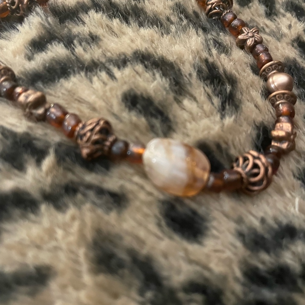 Artisan Copper Beaded Bracelet